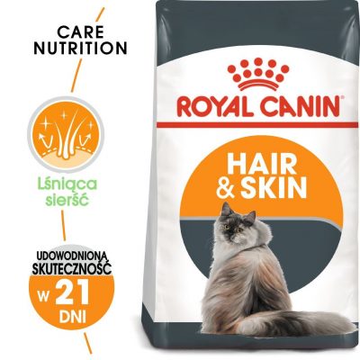 ROYAL CANIN Hair&Skin Care karma sucha dla kotów dorosłych, lśniąca sierść i zdrowa skóra