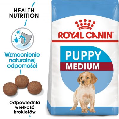ROYAL CANIN Medium Puppy karma sucha dla szczeniąt, od 2 do 12 miesiąca, ras średnich