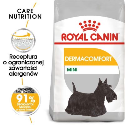 ROYAL CANIN CCN Mini Dermacomfort karma sucha dla psów dorosłych, ras małych, o wrażliwej skórze, skłonnej do podrażnień