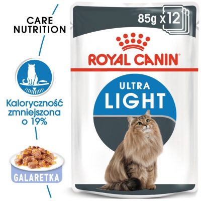ROYAL CANIN Ultra Light w sosie karma mokra w sosie dla kotów dorosłych z tendencją do nadwagi